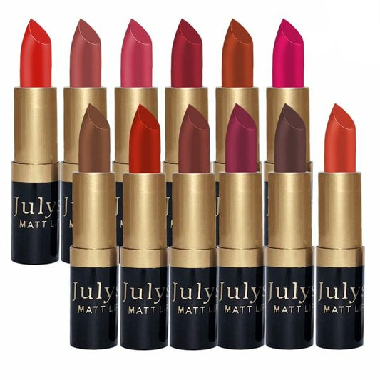 Julystar Matte Lipstick Set - 6 Pcs