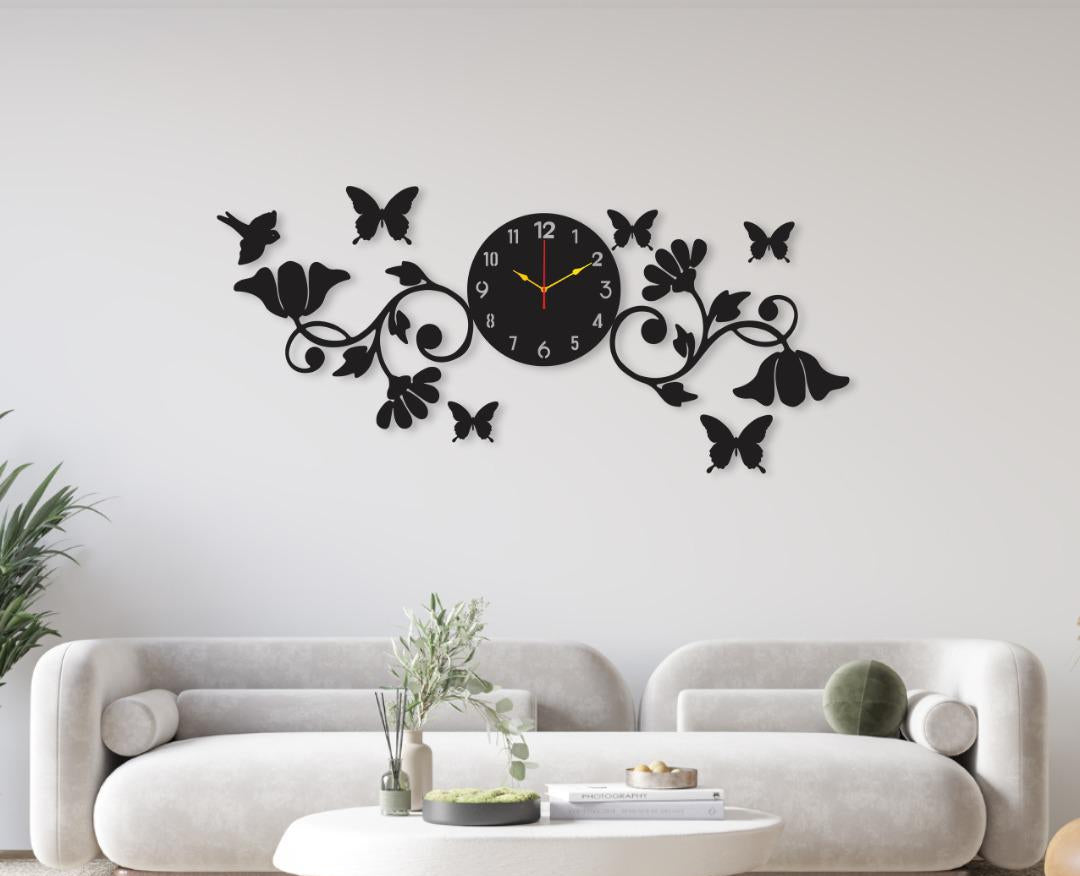 New Beautiful Butterfly Clock