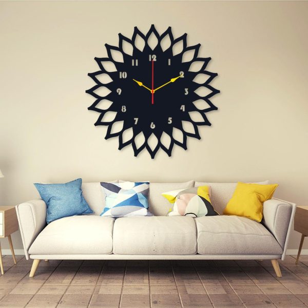 Sun Round Clock Wall Clock