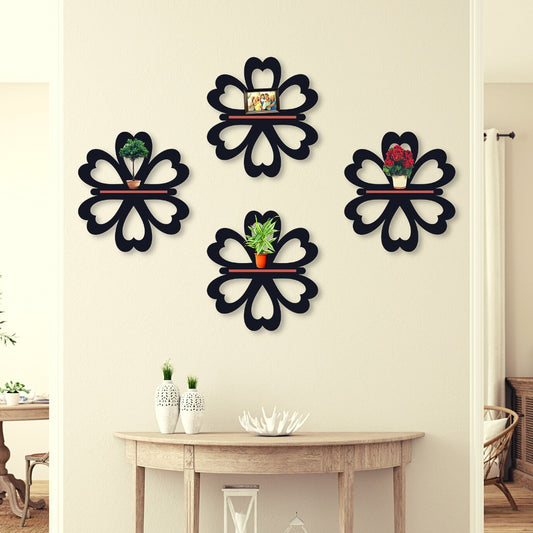 Flower Shelves Art - 4pcs