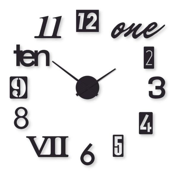 Mix Digit Diy Clock