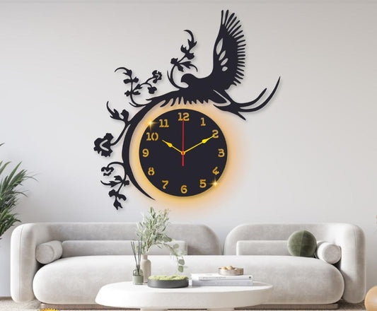 Eagle Clock With Light Diy Clock