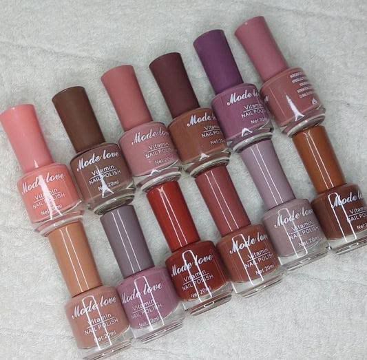 Permanent Nail Polish 12pcs