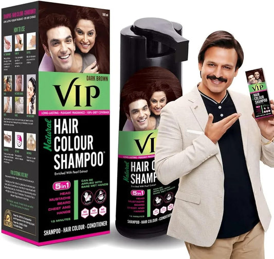 Vip Hair Colour Shampoo - 180ml