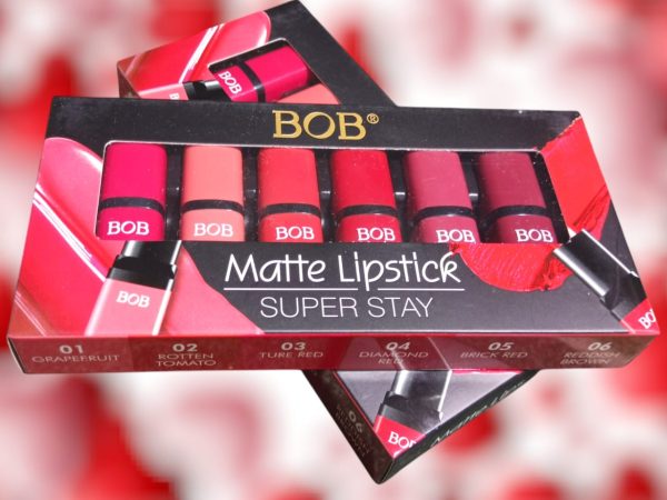 Matte Bob Lipstick Set (6 Pcs)