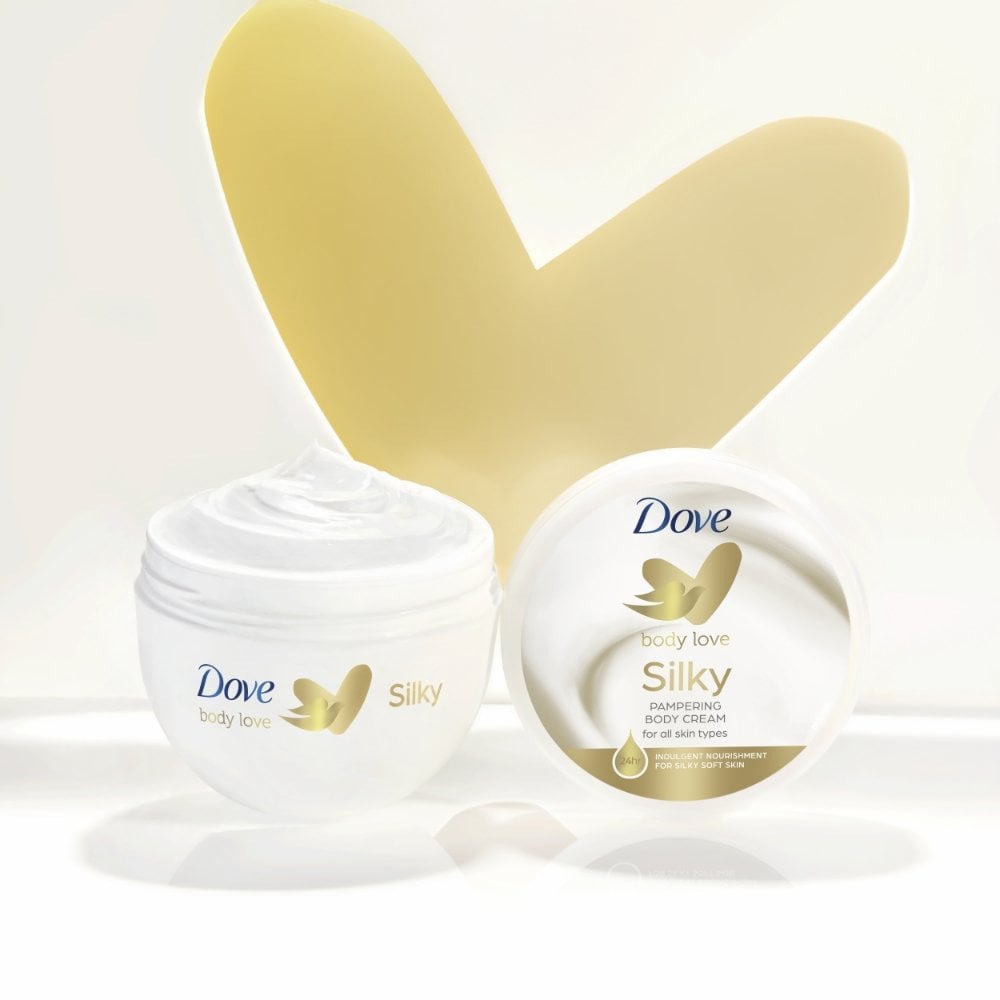 Dove Silky Moisturizing Body Cream - 300ml