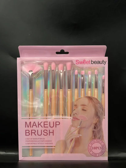 Sweet Beauty Makeup Brush 10 Pcs