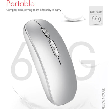 E-1400 Rechargeable 2.4 GHz Wireless Mouse With Silent Clicking