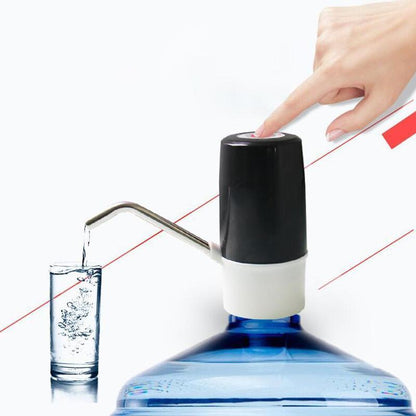 Portable Electric Water Bottle Pump Dispenser USB Charging Gallon Drinking Bottle Switch Pump