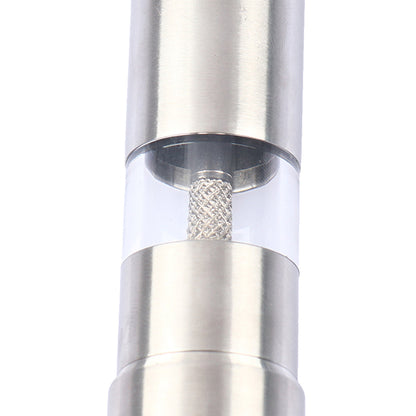 One Handed Operation Thumb Push High Quality Stainless Steel Spice Grinder