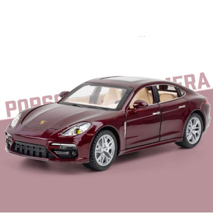 Panamera Alloy Model Diecasts Vehicles With Sound Light Pull Back Car