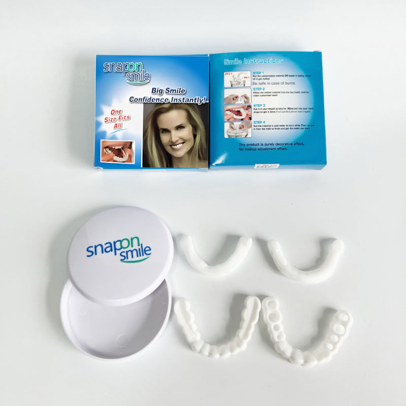 Snap-On Smile Custom Fit Perfect Smile Veneers In 3 Easy Steps