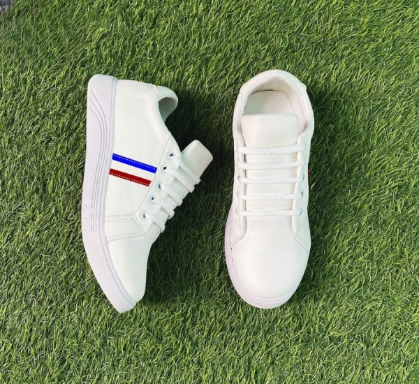 White Sport Sneakers For Men