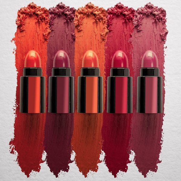 5 In 1 Matte Lipstick (Pack Of 2 – light Dark Shade)