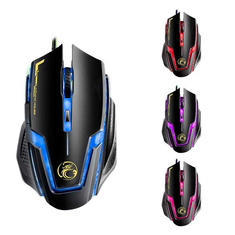 A9 USB1.8M Professional Gaming Optical Wired Mouse Suitable For PC And Laptop LOL Dota Gamers