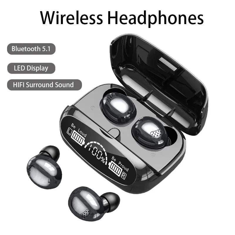 M32 TWS 5.1 Low Latency Gaming Wireless Earbuds With Powerbank