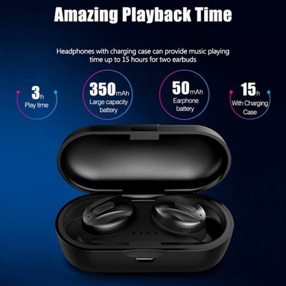 XG13 TWS Bluetooth Earphones Stereo Wireless Earbuds LED Power Display Case 3D Stereo Sound IPX5 Waterproof