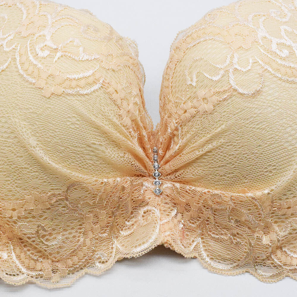 3/4 Cup Lace Push Up Large Size Women Underwear Bralette Thin Section Cup Bra