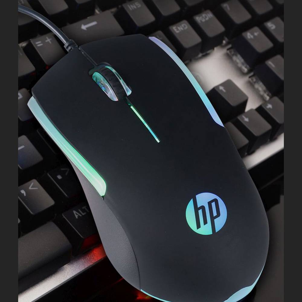 HP M160 Wired Mouse High Performance Optical Gaming Mouse With Rainbow LED