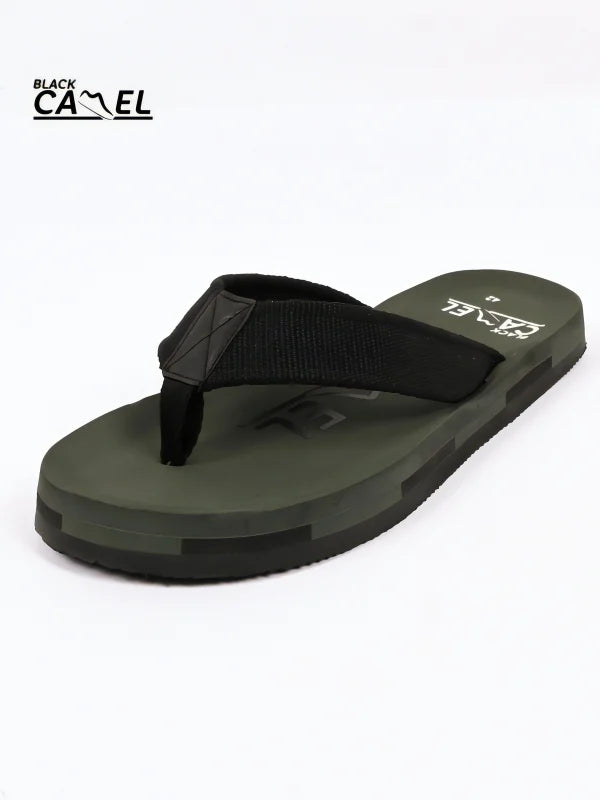 Black Camel Casual Slippers