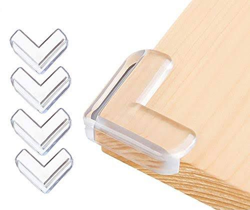 Pack Of 4 Transparent Silicon Table Corner Protector