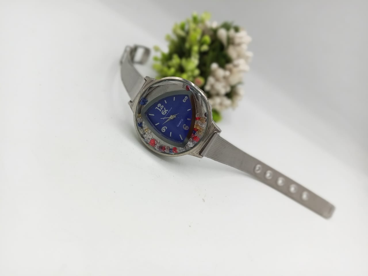 Eleven Klein Round Blue Dial QUARTZ Watch - Without Box