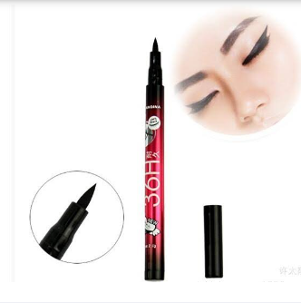 36H Black Eyeliner Pencil Long Lasting Waterproof Liquid Eyeliner Pen Natural Eye Liner Makeup