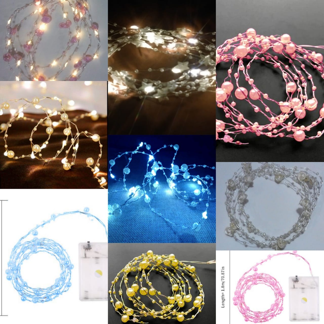 Pearls Fairy Lights (Random Color)