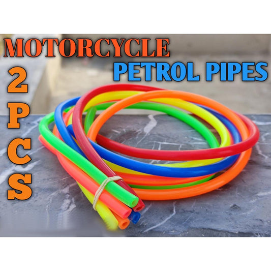 Motorcycle Colorful Petrol Pipe - Battery Pipe - 2 PCS