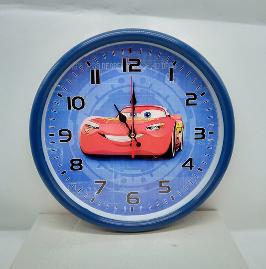 Lightning McQueen Wall Clock For Kids