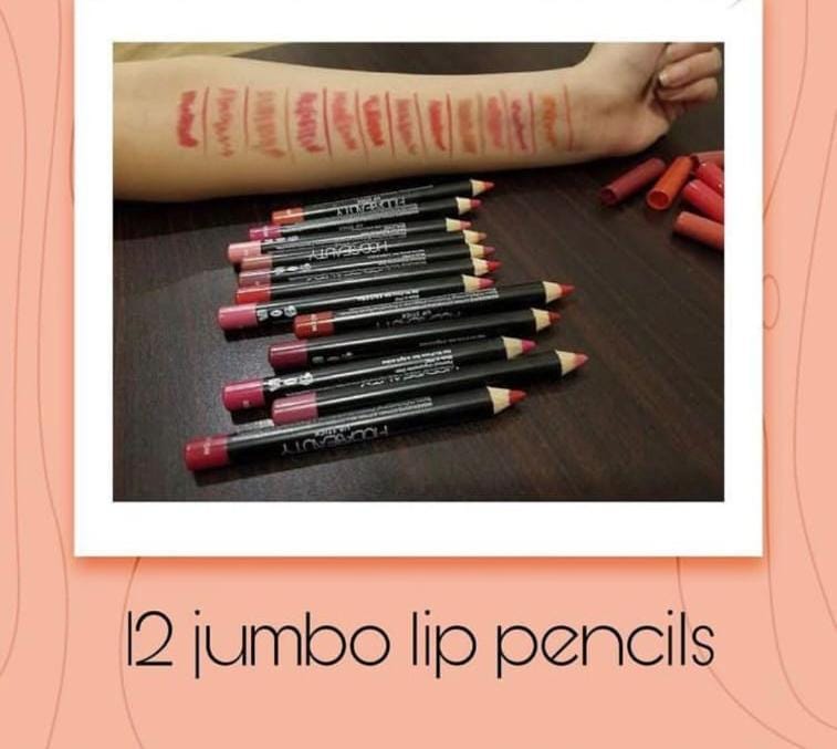 Pack of 12 Huda Beauty Jumbo Lip Pencil